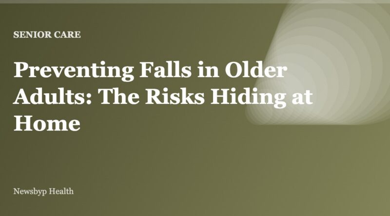 Preventing Falls in Older Adults: The Risks Hiding at Home